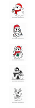 Load image into Gallery viewer, Cute Ghost Christmas SVG Bundle