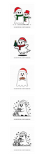 Load image into Gallery viewer, Cute Ghost Christmas SVG Bundle