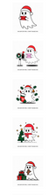 Load image into Gallery viewer, Cute Ghost Christmas SVG Bundle