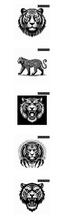 Load image into Gallery viewer, Tiger SVG Bundle