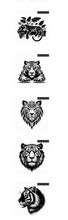 Load image into Gallery viewer, Tiger SVG Bundle