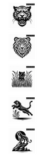Load image into Gallery viewer, Tiger SVG Bundle