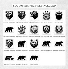 Load image into Gallery viewer, Bear SVG Bundle