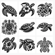 Load image into Gallery viewer, Sea Turtle SVG Bundle