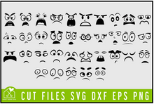 Load image into Gallery viewer, Cartoon Faces SVG Bundle