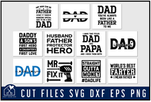 Load image into Gallery viewer, Dad Shirt SVG Bundle