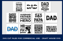 Load image into Gallery viewer, Dad Shirt SVG Bundle