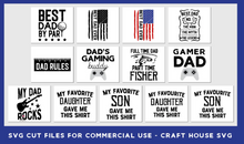 Load image into Gallery viewer, Dad SVG Bundle