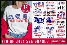 Load image into Gallery viewer, 4th of July SVG Bundle