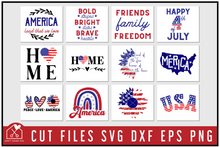 Load image into Gallery viewer, 4th of July SVG Bundle