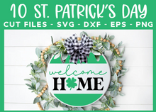 Load image into Gallery viewer, St. Patrick's Day Round Sign SVG Bundle