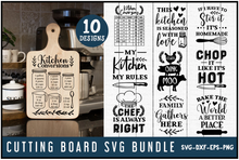 Load image into Gallery viewer, Cutting Board SVG Bundle