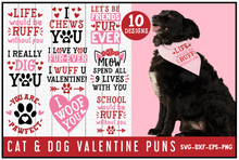 Load image into Gallery viewer, Pet Cat Dog Valentine's Day SVG Bundle