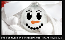 Load image into Gallery viewer, Snowman Face SVG Bundle