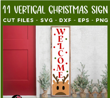 Load image into Gallery viewer, Christmas Vertical Porch Sign SVG Bundle