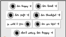 Load image into Gallery viewer, Bee Quotes Sunflower SVG Bundle