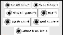 Load image into Gallery viewer, Bee Quotes Sunflower SVG Bundle