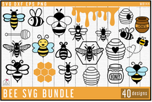 Load image into Gallery viewer, Bee SVG Bundle