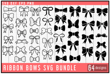 Load image into Gallery viewer, Ribbon Bow SVG Bundle