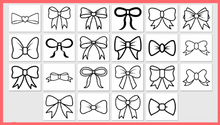 Load image into Gallery viewer, Ribbon Bow SVG Bundle