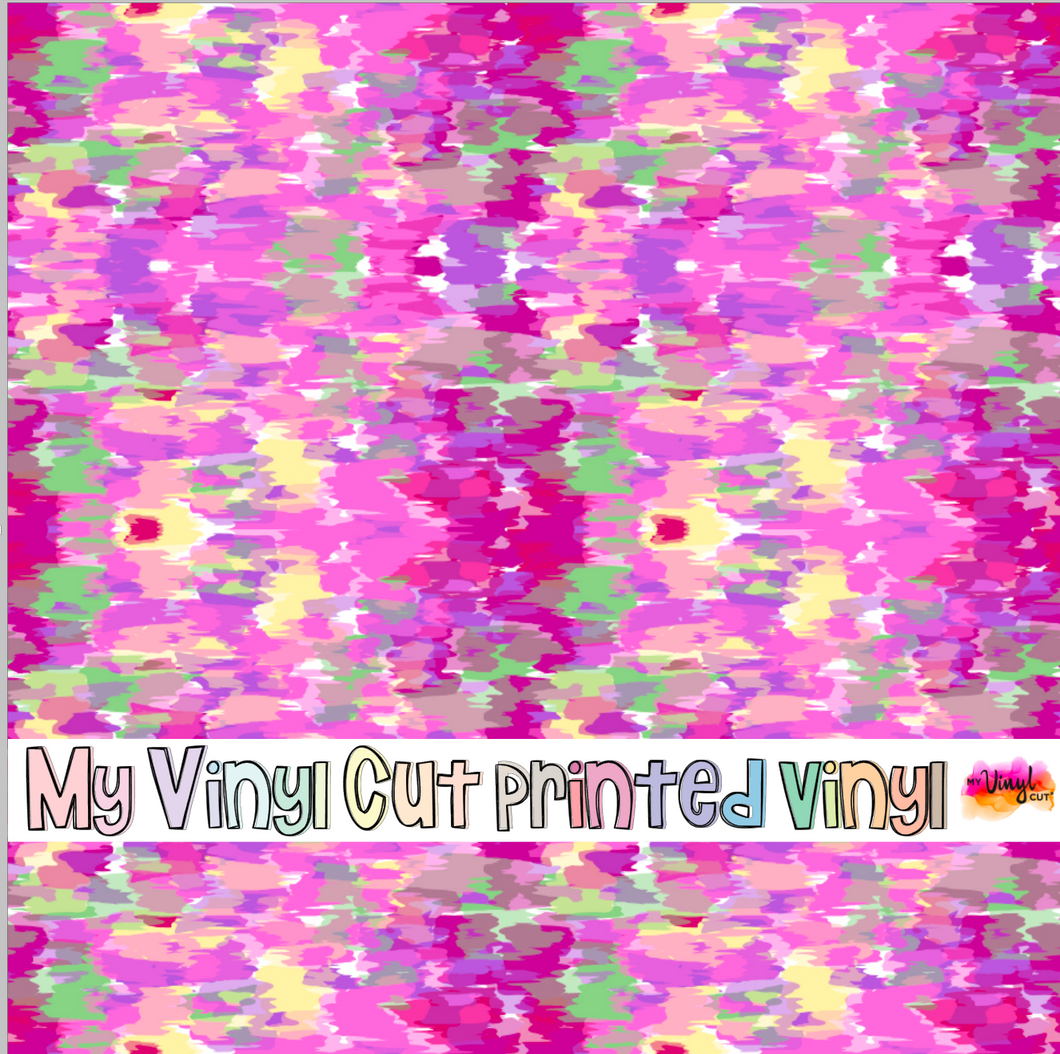 Printed Vinyl HTV & Waterslide Citrus Berry A Patterns 12 x 12 inch sheet