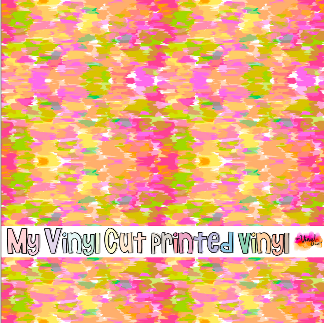 Printed Vinyl HTV & Waterslide Citrus Berry B Patterns 12 x 12 inch sheet