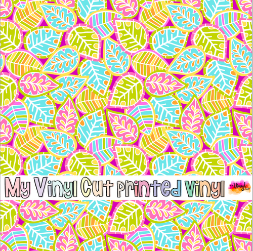 Printed Vinyl HTV & Waterslide Citrus Berry E Patterns 12 x 12 inch sheet