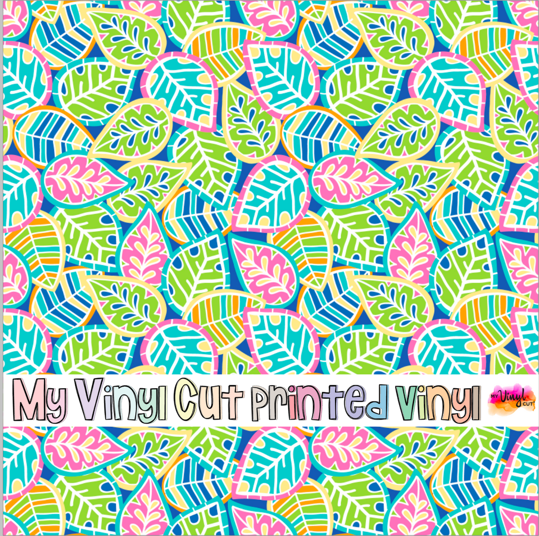 Printed Vinyl HTV & Waterslide Citrus Berry D Patterns 12 x 12 inch sheet