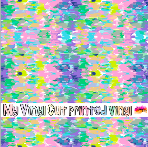 Printed Vinyl HTV & Waterslide Citrus Berry C Patterns 12 x 12 inch sheet