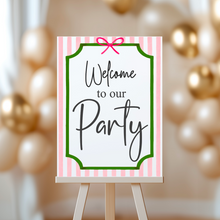 Load image into Gallery viewer, Party Sign, Graduation Sign, Party Decor 2025, Welcome Congratulations Celebration Poster