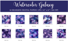 Load image into Gallery viewer, Printed Vinyl HTV &amp; Waterslide Galaxy Patterns 12 x 12 inch sheet