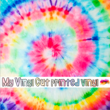 Load image into Gallery viewer, Printed Vinyl HTV &amp; Waterslide Washed Out Tie Dye Patterns 12 x 12 inch sheet