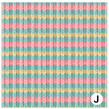 Load image into Gallery viewer, Printed Vinyl, HTV &amp; Waterslide Pastel Knit Patterns 12 x 12 inch sheet