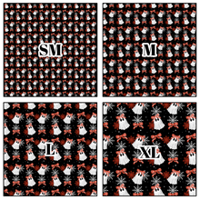 Load image into Gallery viewer, Printed Vinyl HTV &amp; Waterslide Ghosts Snowflakes Patterns 12 x 12 inch sheet