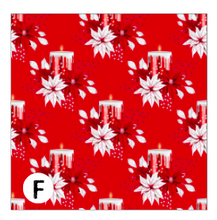 Load image into Gallery viewer, Printed Vinyl, HTV &amp; Waterslide Christmas Peppermint Patterns 12 x 12 inch sheet