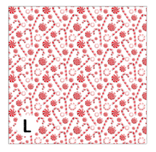 Load image into Gallery viewer, Printed Vinyl, HTV &amp; Waterslide Christmas Peppermint Patterns 12 x 12 inch sheet