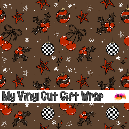 Christmas Gift Wrap Printed Wrapping Paper Coffee Club