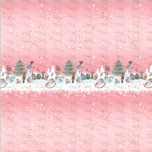 Load image into Gallery viewer, Printed Vinyl, HTV &amp; Waterslide Pink Nutcracker Winter Patterns 12 x 12 inch sheet