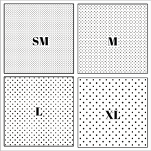 Load image into Gallery viewer, Printed Vinyl, HTV &amp; Waterslide Black Dots Patterns 12 x 12 inch sheet