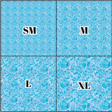 Load image into Gallery viewer, Printed Vinyl, HTV &amp; Waterslide Blue Seashells D Patterns 12 x 12 inch sheet