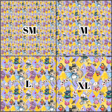 Load image into Gallery viewer, Printed Vinyl, HTV &amp; Waterslide Alice in Wonderland A Patterns 12 x 12 inch sheet
