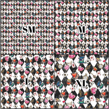 Load image into Gallery viewer, Printed Vinyl, HTV &amp; Waterslide Alice in Wonderland G Patterns 12 x 12 inch sheet