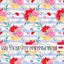 Load image into Gallery viewer, Printed Vinyl, HTV &amp; Waterslide Alice in Wonderland J Patterns 12 x 12 inch sheet