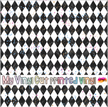 Load image into Gallery viewer, Printed Vinyl, HTV &amp; Waterslide Alice in Wonderland L Patterns 12 x 12 inch sheet