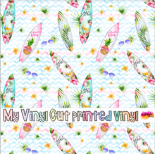 Load image into Gallery viewer, Printed Vinyl, HTV &amp; Waterslide Aloha Girl A Patterns 12 x 12 inch sheet