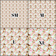 Load image into Gallery viewer, Printed Vinyl, HTV &amp; Waterslide Aloha Girl B Patterns 12 x 12 inch sheet