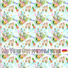 Load image into Gallery viewer, Printed Vinyl, HTV &amp; Waterslide Aloha Girl L Patterns 12 x 12 inch sheet