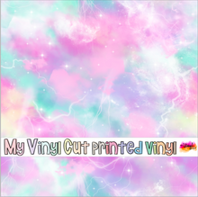 Load image into Gallery viewer, Printed Vinyl, HTV &amp; Waterslide Pastel Sky Pattern 12 x 12 inch sheet