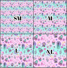 Load image into Gallery viewer, Printed Vinyl, HTV &amp; Waterslide Pastel Gothic Light Pattern 12 x 12 inch sheet