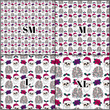 Load image into Gallery viewer, Printed Vinyl, HTV &amp; Waterslide Skulls Bones White Pattern 12 x 12 inch sheet